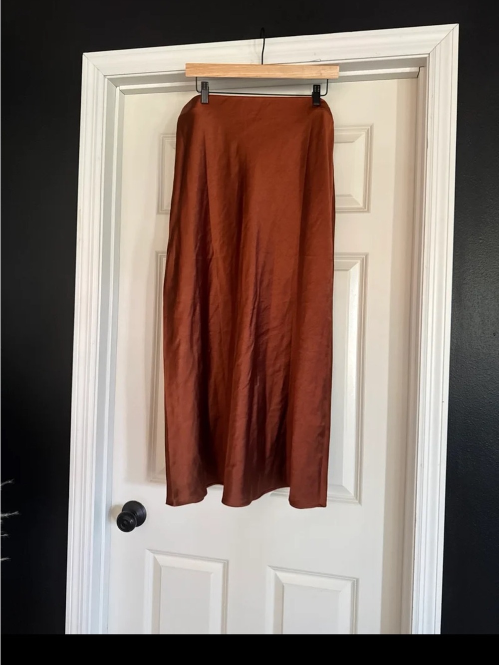 NWT Baltic Born Collection: Celeste Satin Midi Skirt in Spice size XL - Picture 6 of 10